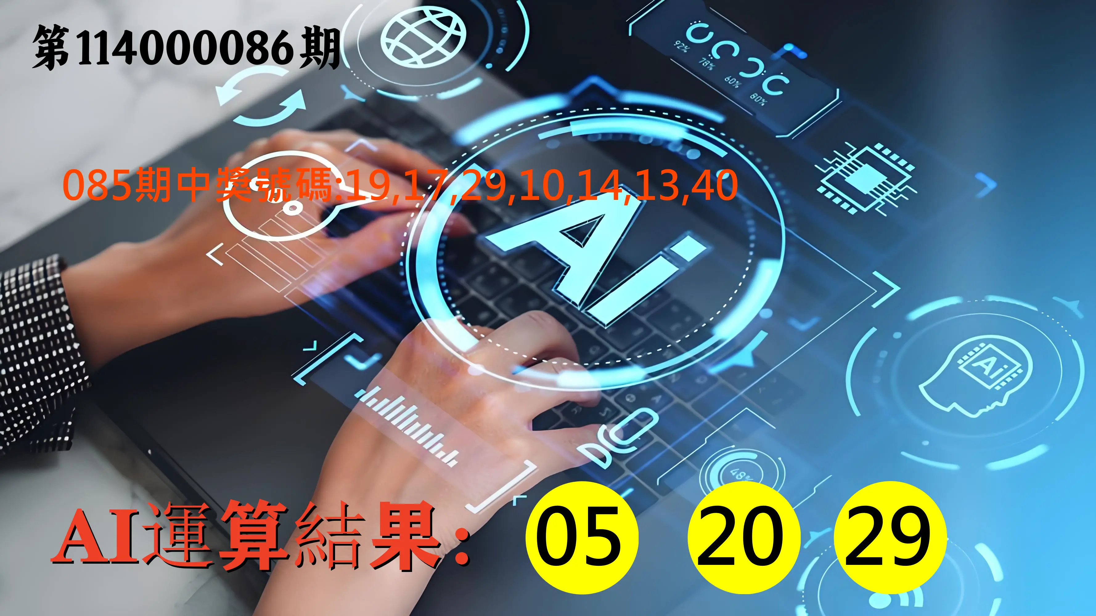 大樂透第114000086期(09/09)AI運算3膽號