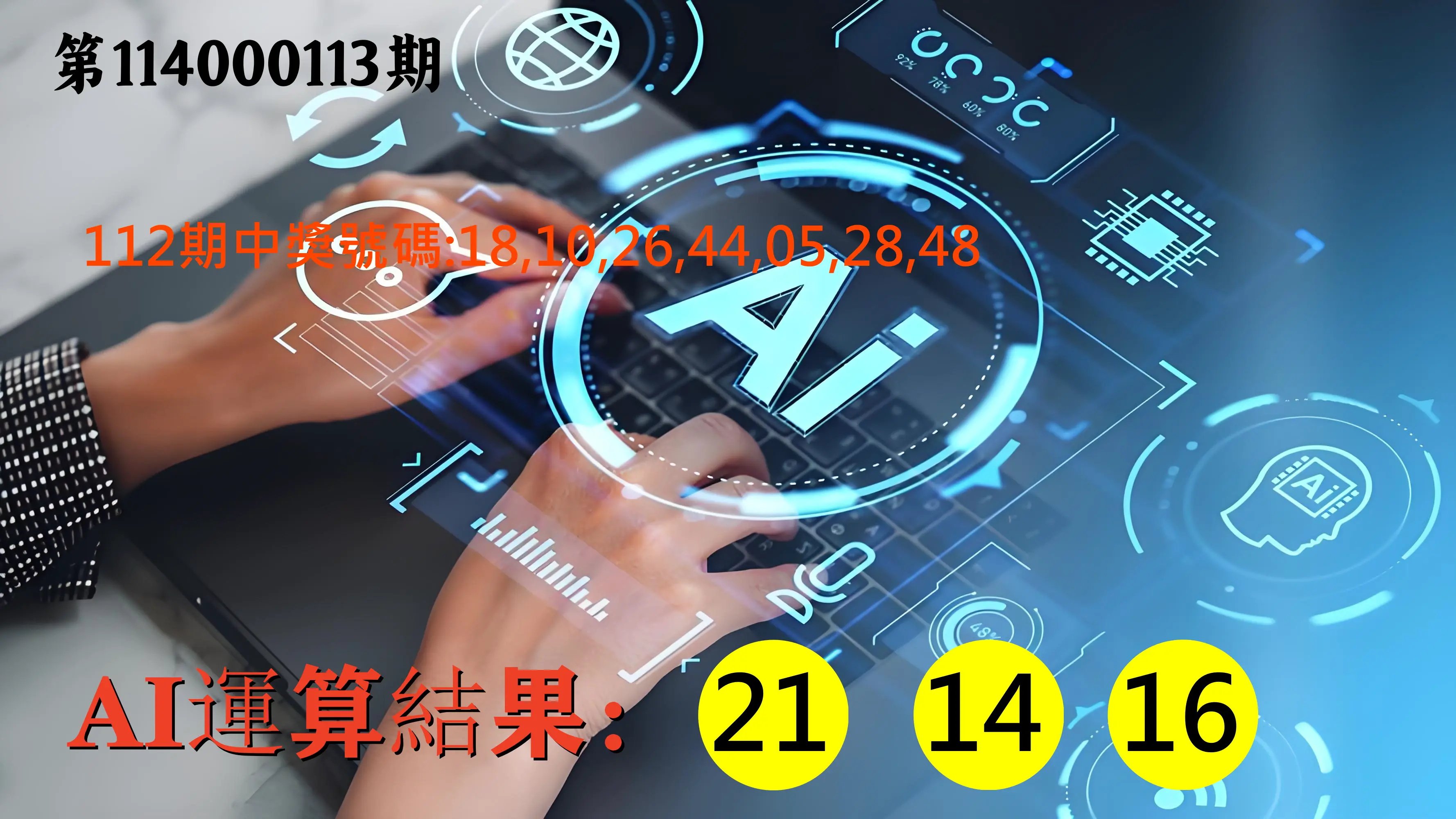 大樂透第114000113期(12/12)AI運算3膽號