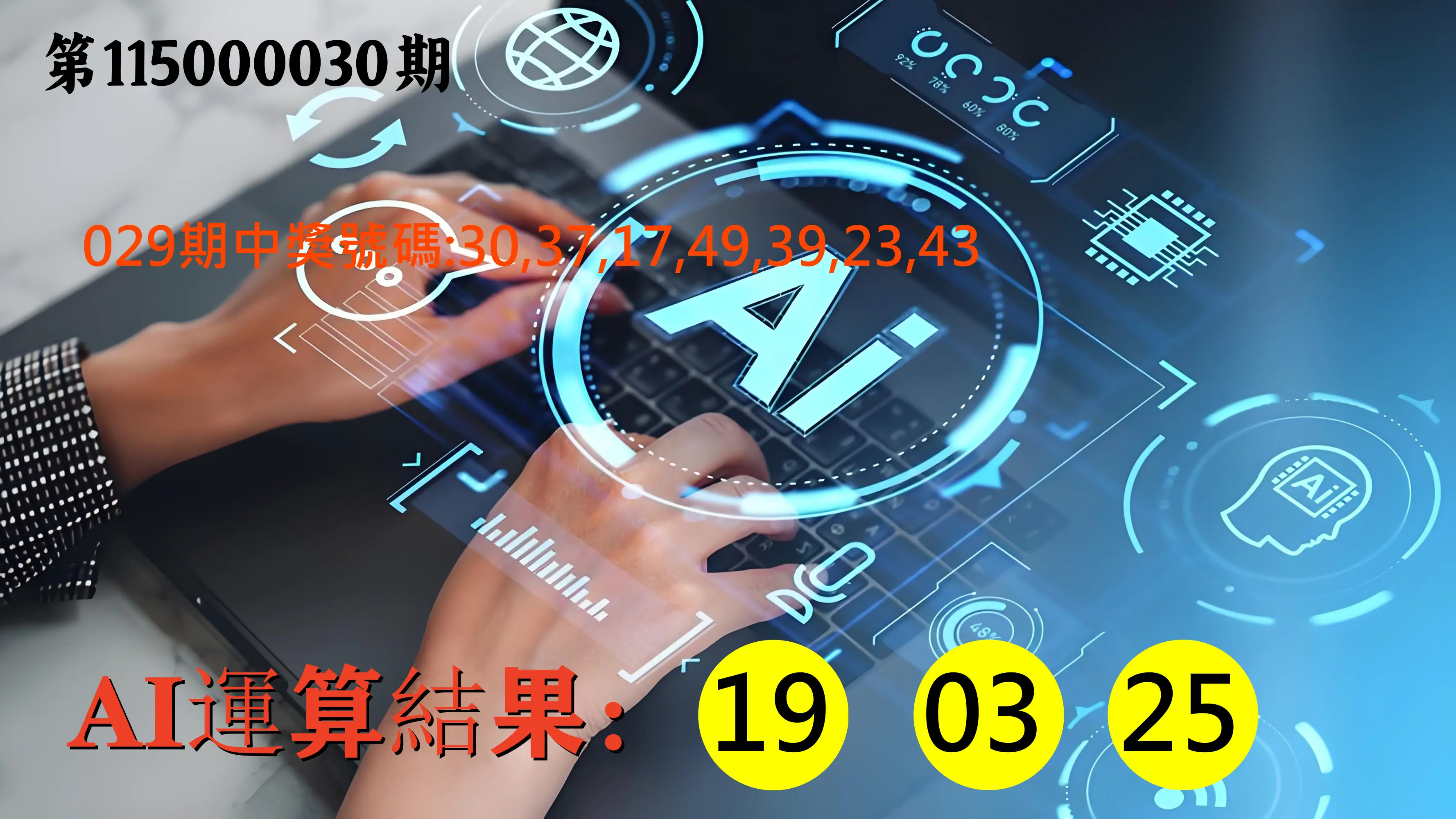 大樂透第115000030期(03/01)AI運算3膽號