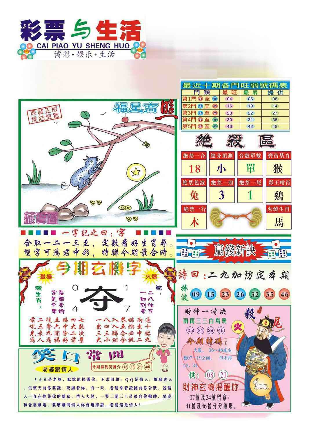 六合彩068期合众赌经A(新图)